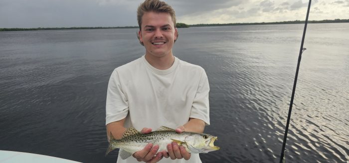 Napes speckled trout fishing in August